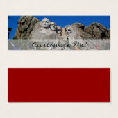 Mount Rushmore Customizable Photo Souvenir (Front & Back)