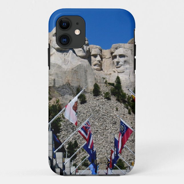 Mount Rushmore Customizable Photo Souvenir Case-Mate iPhone Case (Back)