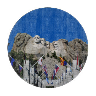 Mount Rushmore Customizable Photo Souvenir Cutting Board