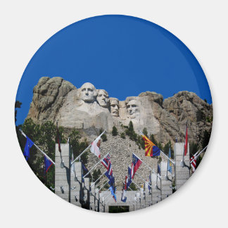 Mount Rushmore Customizable Photo Souvenir Magnet
