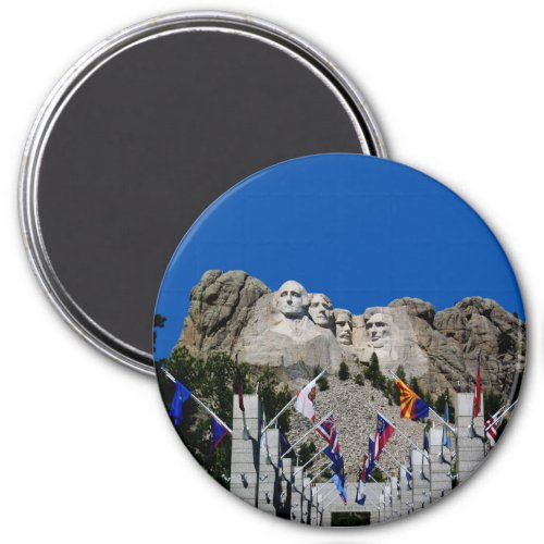Mount Rushmore Customizable Photo Souvenir Magnet