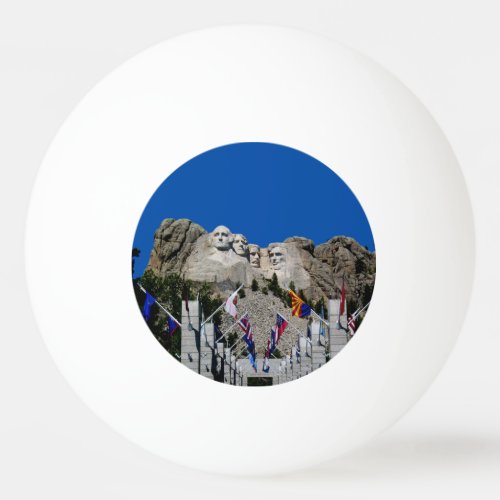 Mount Rushmore Customizable Photo Souvenir Ping_Pong Ball