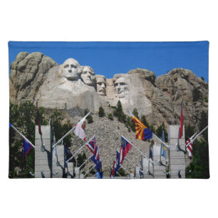 Mount Rushmore Customizable Photo Souvenir Placemat