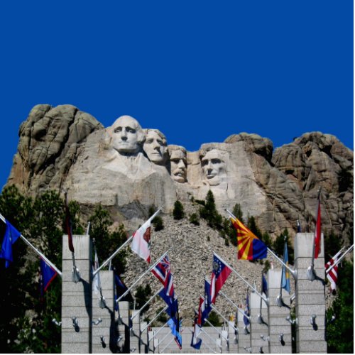 Mount Rushmore Customizable Photo Souvenir Statuette