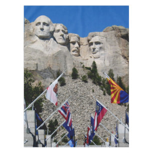 Mount Rushmore Customizable Photo Souvenir Tablecloth