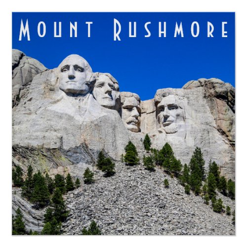 Mount Rushmore Glossy Poster