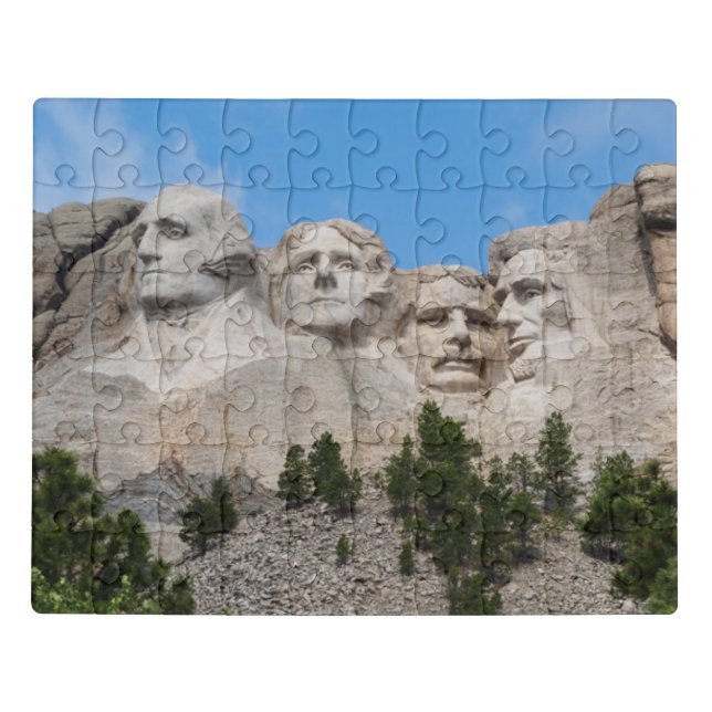 Mount Rushmore in Spring Jigsaw Puzzle (Puzzle Horizontal)