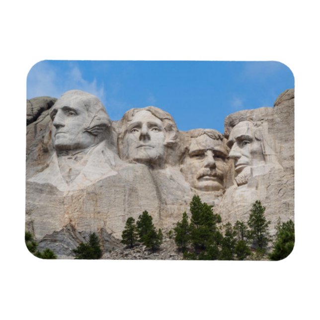 Mount Rushmore in Spring Magnet (Horizontal)