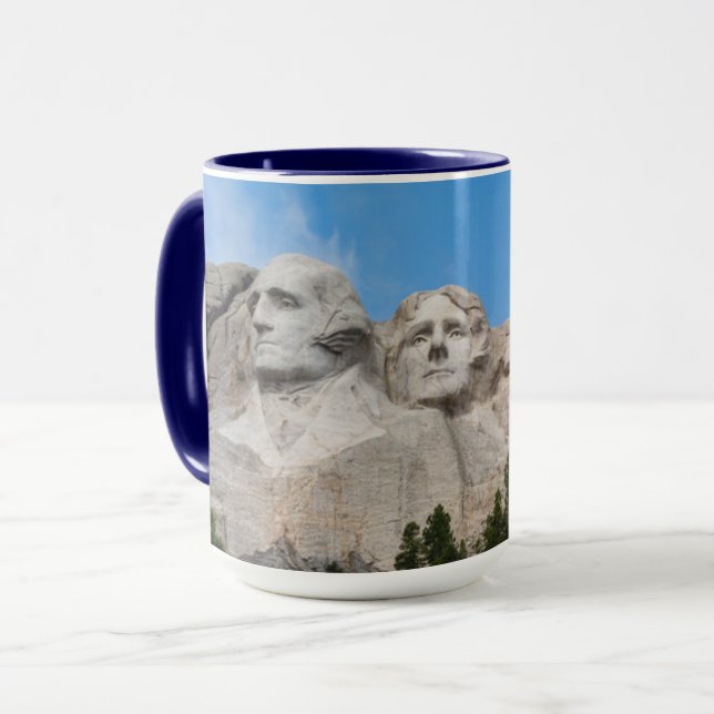 Mount Rushmore in Spring Mug (Front Left)
