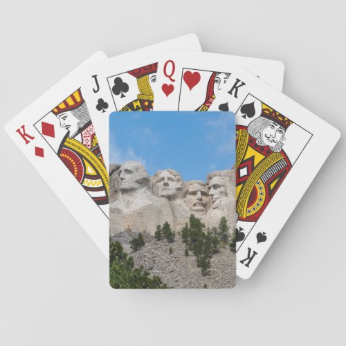 Mount Rushmore in Spring Poker Cards