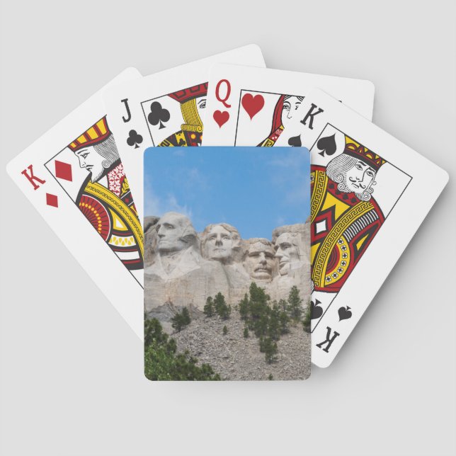 Mount Rushmore in Spring Poker Cards (Back)