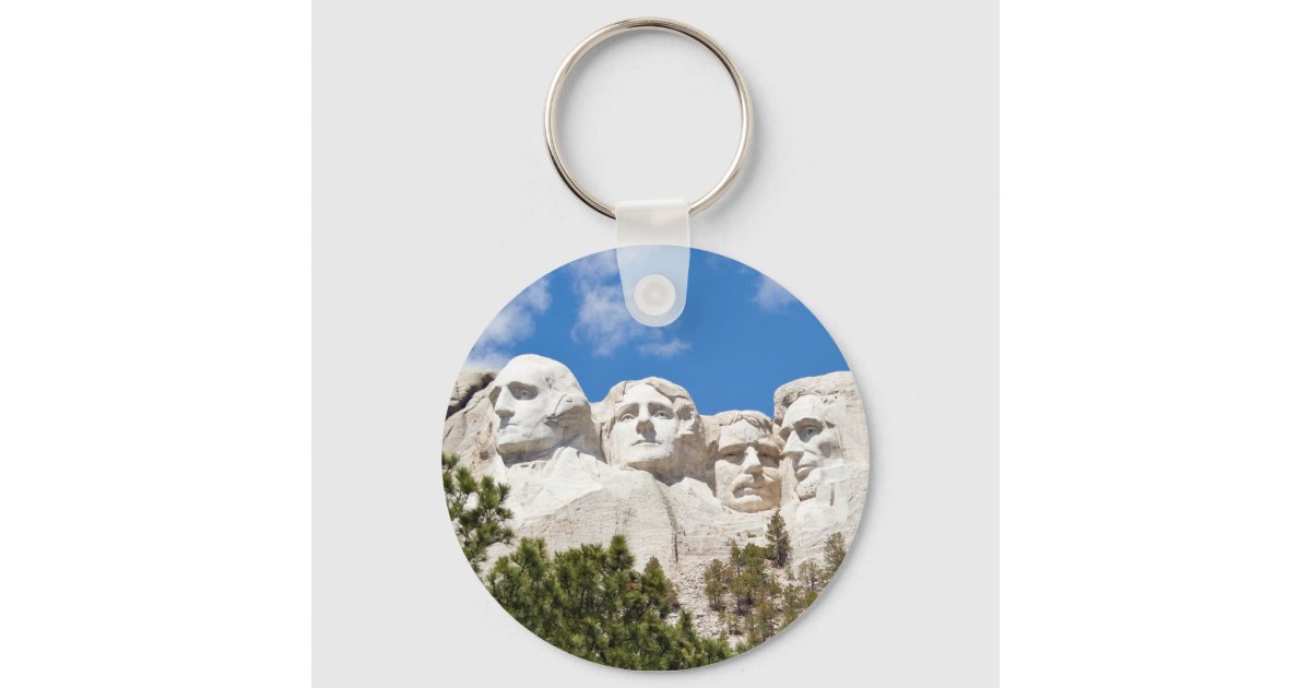 Mount Rushmore Keychain Zazzle