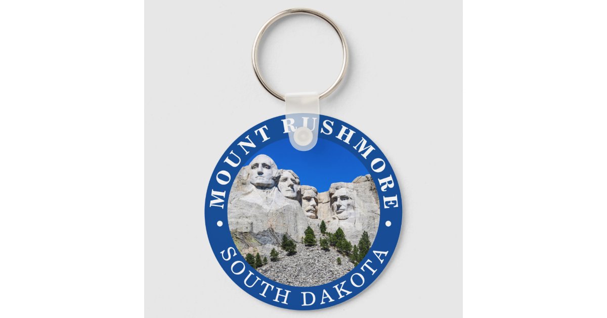 Mount Rushmore Keychain Zazzle