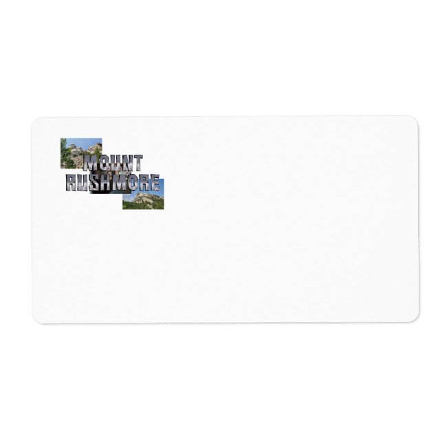 Mount Rushmore Label (Front)