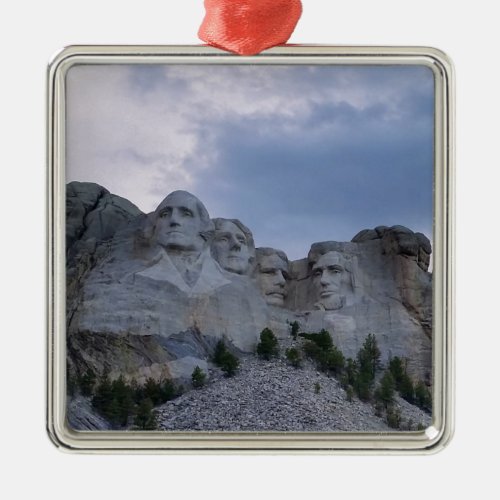 Mount Rushmore Metal Ornament
