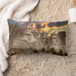 Mount Rushmore National Memorial Lumbar Pillow