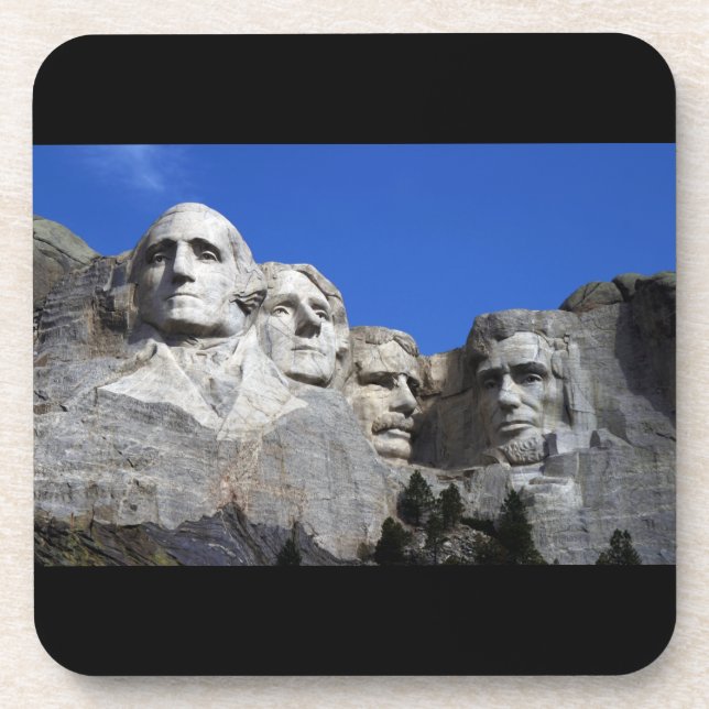 Mount Rushmore National Memorial Monument Coaster (Front)
