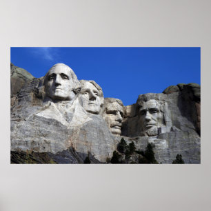 Mount Rushmore National Memorial Monument Poster