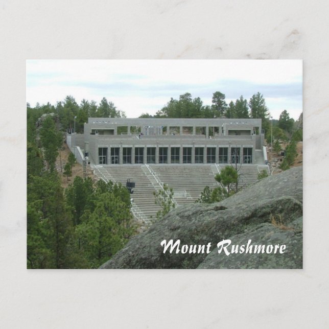Mount Rushmore National Memorial Postcard (Front)