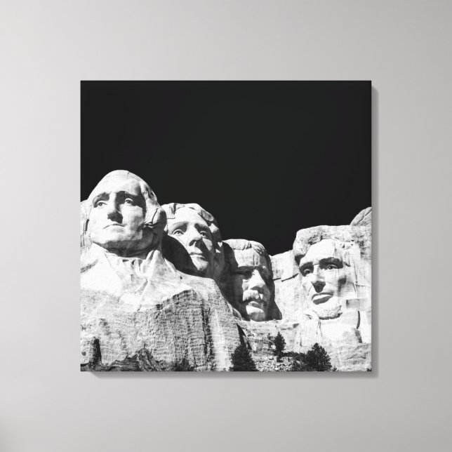 Mount Rushmore National Memorial South Dakota Canvas Print (Front)