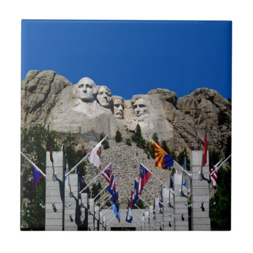 Mount Rushmore National Memorial South Dakota Tile