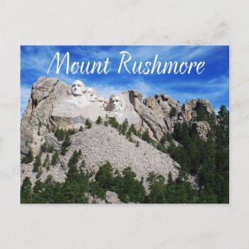 Mount Rushmore National Memorial South Dakota Usa Postcard by merrydestinations at Zazzle