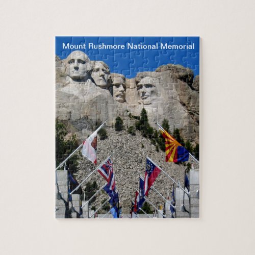 Mount Rushmore National Memorial Souvenir Jigsaw Puzzle