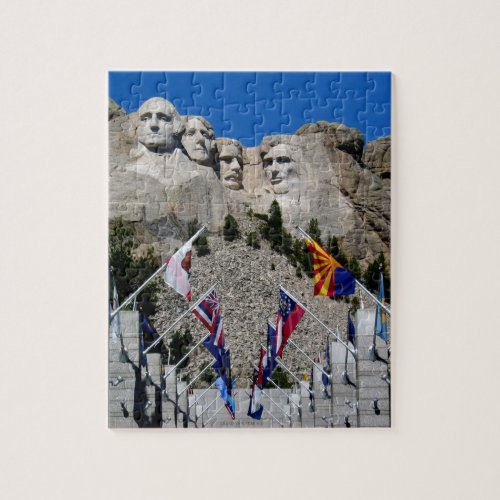 Mount Rushmore National Memorial Souvenir Jigsaw Puzzle