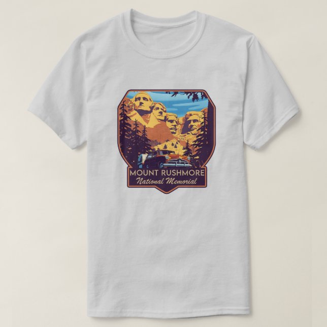 Mount Rushmore National Memorial  T-Shirt (Design Front)