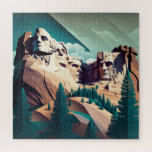 Mount Rushmore National Monument Jigsaw Puzzle<br><div class="desc">Mount Rushmore National Monument</div>