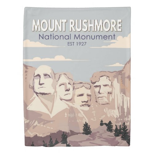 Mount Rushmore National Monument South Dakota Duvet Cover
