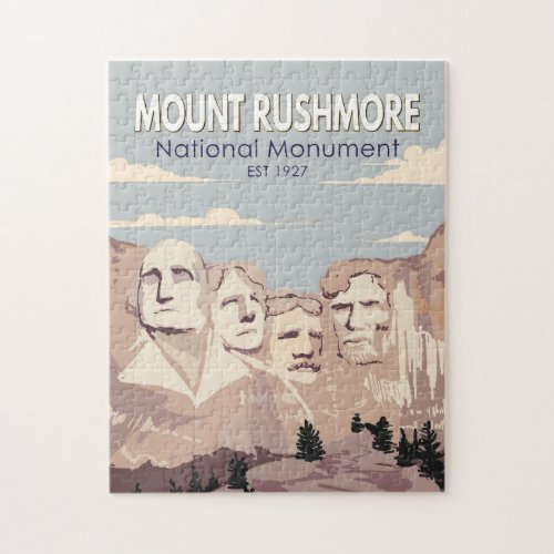 Mount Rushmore National Monument South Dakota Jigsaw Puzzle