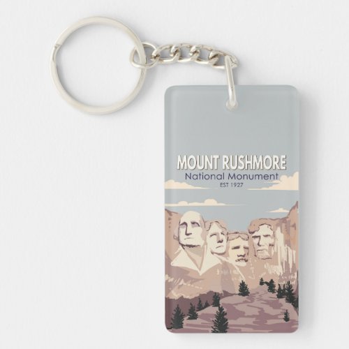 Mount Rushmore National Monument South Dakota Keychain