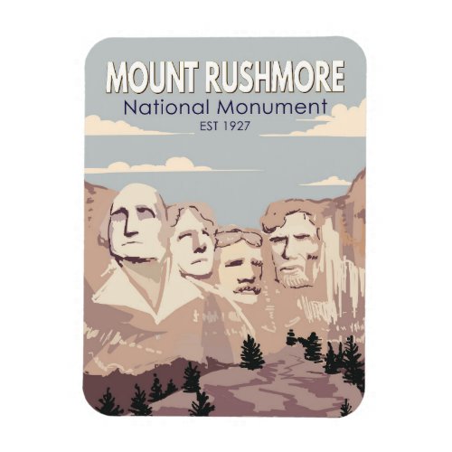 Mount Rushmore National Monument South Dakota  Magnet