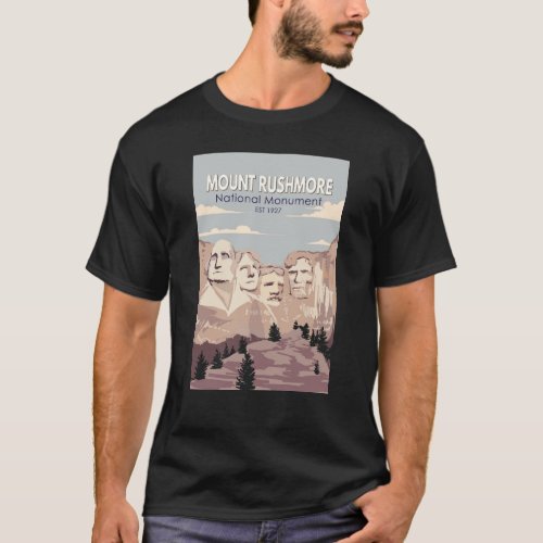 Mount Rushmore National Monument South Dakota T_Shirt