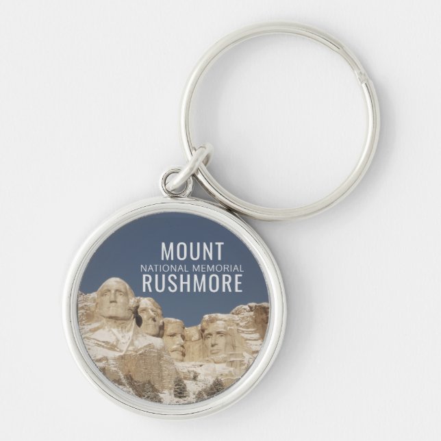 Mount Rushmore National Park, South Dakota Keychain (Front)