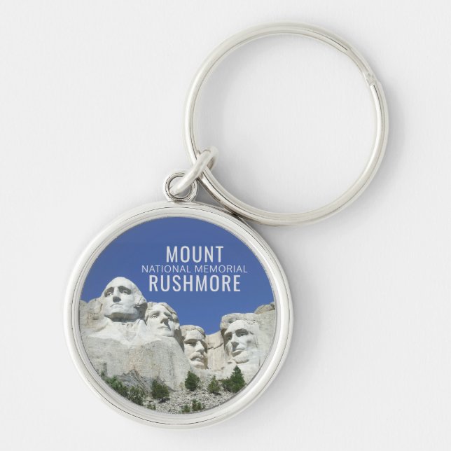 Mount Rushmore National Park, South Dakota Keychain (Front)