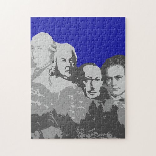 Mount Rushmore of Composers 11X14 Puzzle