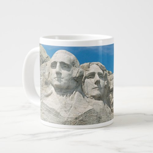 Mount Rushmore on a Sunny Day Giant Coffee Mug