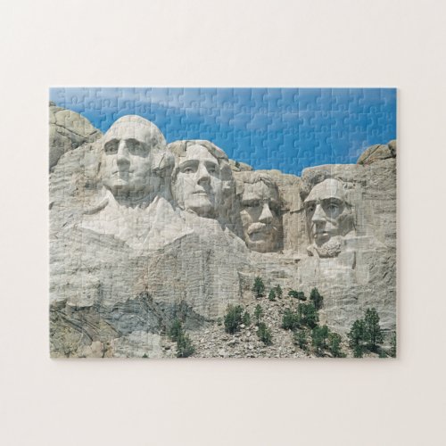 Mount Rushmore on a Sunny Day Jigsaw Puzzle