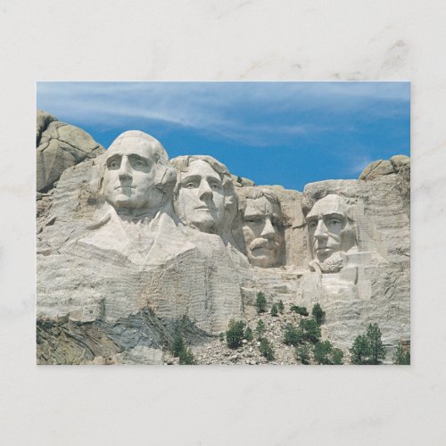 Mount Rushmore on a Sunny Day Postcard