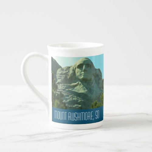 Mount Rushmore Photo Souvenir  Bone China Mug