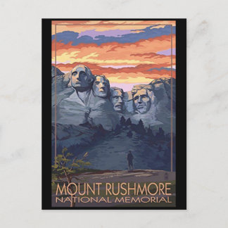 Mount Rushmore Postcard