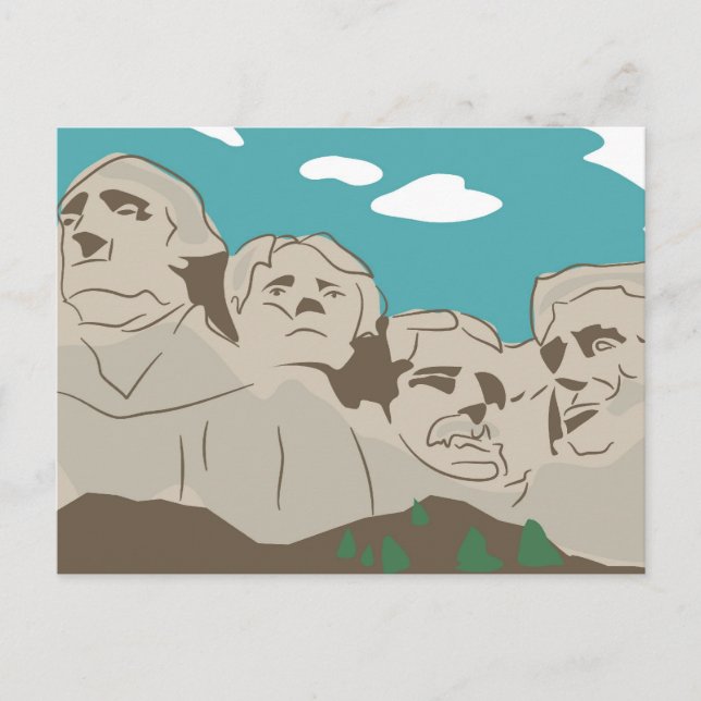 Mount Rushmore Postcard (Front)