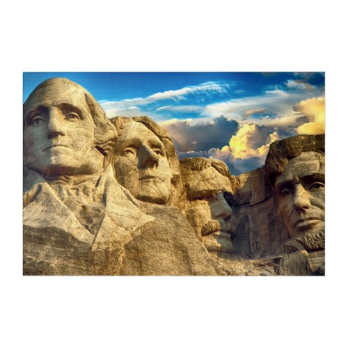 Mount Rushmore Presidential Memorial Acrylic Print