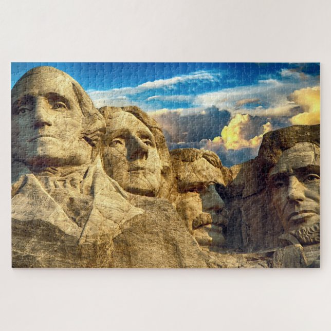 Mount Rushmore Presidential Memorial Jigsaw Puzzle (Horizontal)