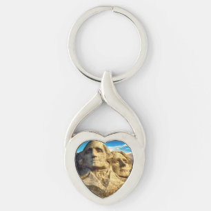 Mount Rushmore Presidential Memorial Keychain