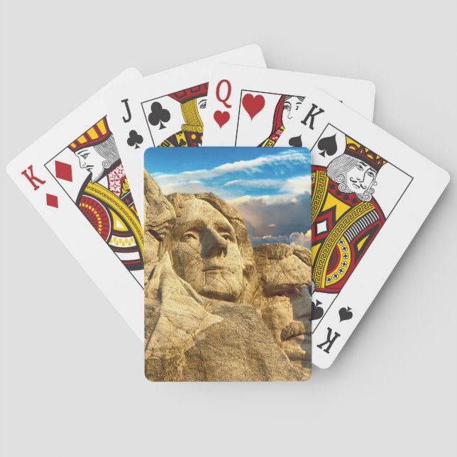 Mount Rushmore Presidential Memorial Poker Cards (Back)