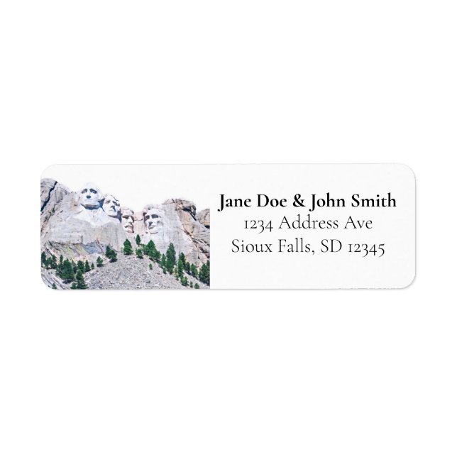 Mount Rushmore Return Address Labels (Front)