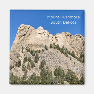 Mount Rushmore South Dakota 2" x 2" square magnet